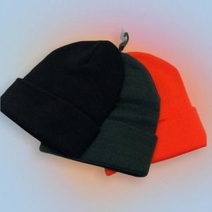 (3) Adult Winter Beanie Hats